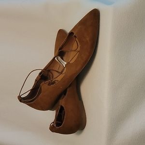 🔆Mossimo 9.5 Suede Lace up Flats🥿